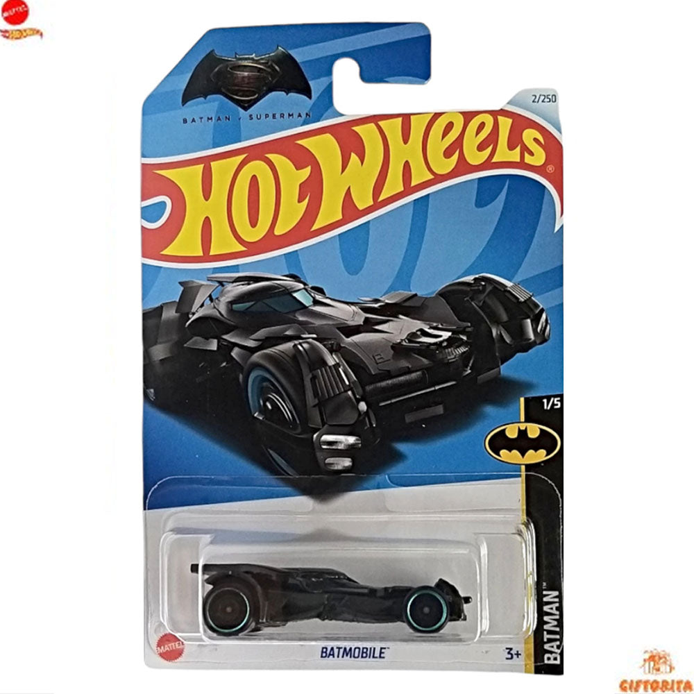 Hot Wheels Regular Batmobile 1  – BATMOBILE – 1/5 & 2/250 – Black