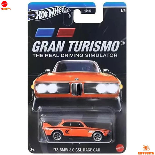 Hot Wheels Regular BMW - '73 BMW 3.0 CSL Race Car' - 1/5 - Orange