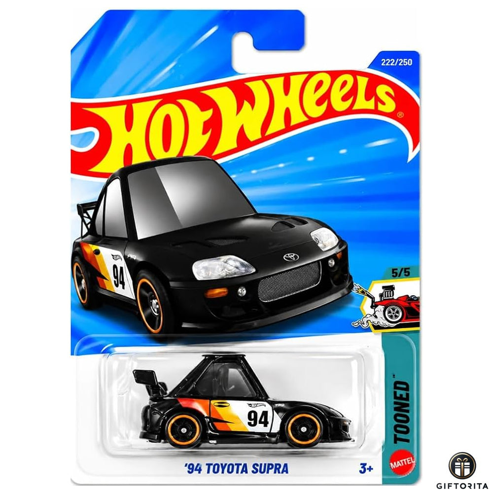 Hot Wheels Regular Toyota- 94 Toyota supra -5/5 & 222/250 Black