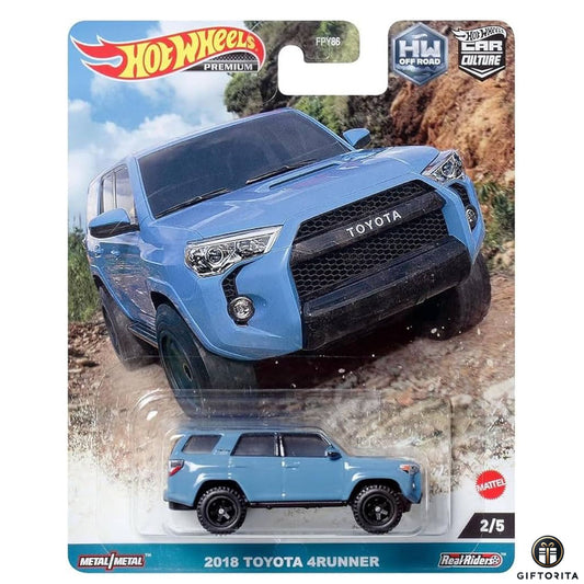 Hot Wheels Premium Single # Car Culture - 2018 Toyota 4Runner - 2/5 - Blue