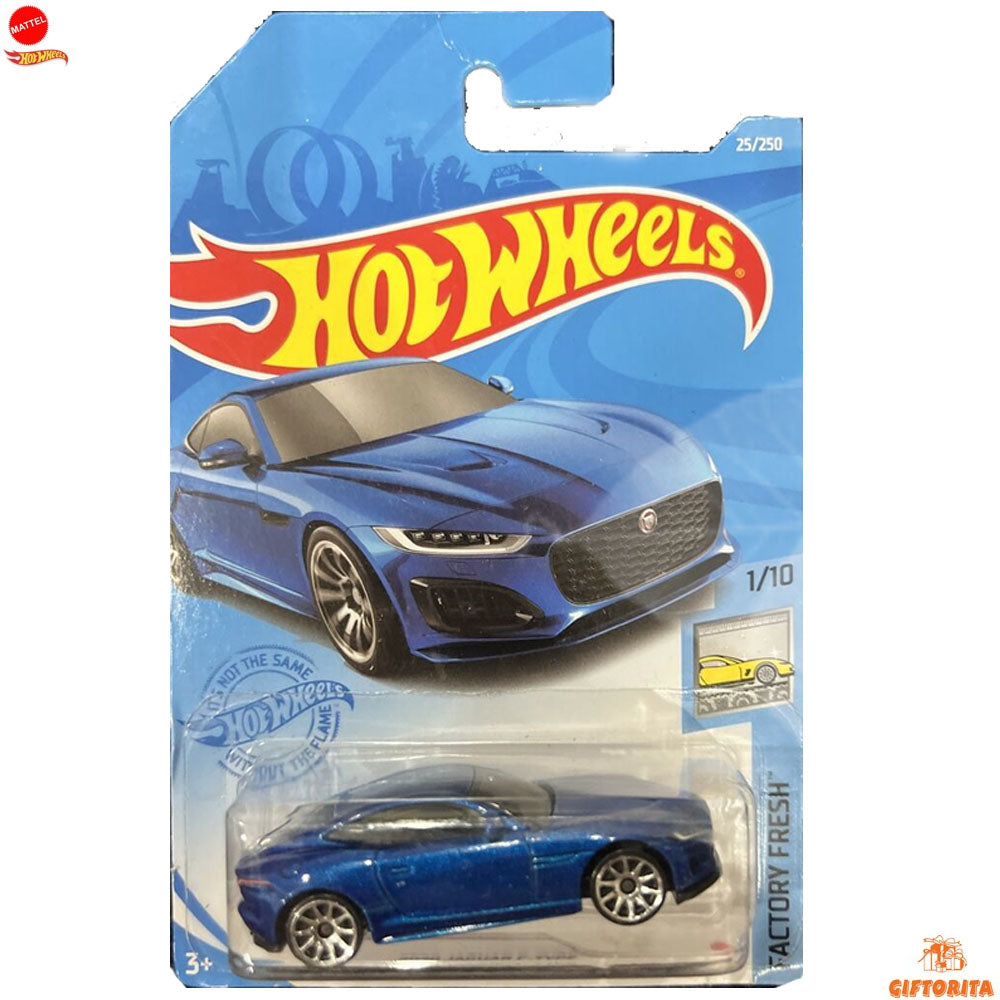 Hot Wheels Regular – 2020 jaguare f type -  1/10 & 25/250 - Blue