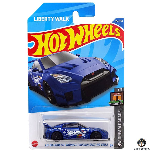 Hot Wheels Regular Nissan - LB-Silhouette Works GT Nissan 35GT-RR VER.2 - 5/5 & 154/250 - Blue