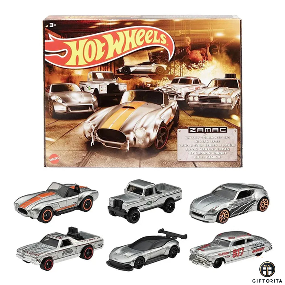 Hot Wheels Gift Pack (P01157) – Hot Wheels Zamac Set 6 Multipack Hudson Hornet