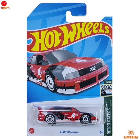 Hot Wheels Regular – Audi 90 Quattro Red – 6/10 & 77/250 – Red