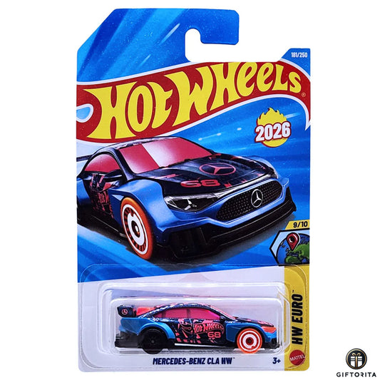 Hot Wheels Regular - Mercedes-Benz CLA HW - 9/10 & 181/250 - Blue