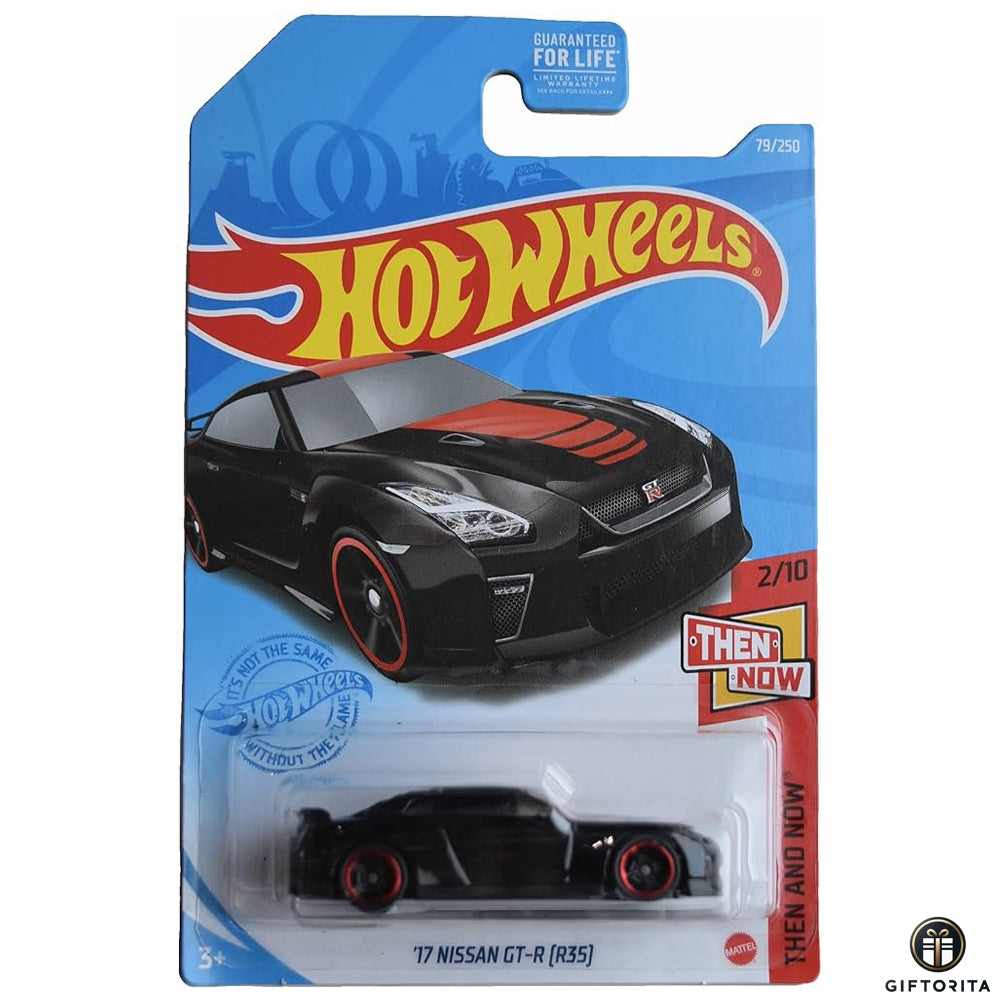 Hot Wheels Regular Nissan - 17 Nissan GT-R [R35] - 2/10 & 79/250 - Black