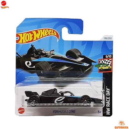 Hot Wheels Regular Short Card – Formula E Gen3 – 9/10 & 193/250