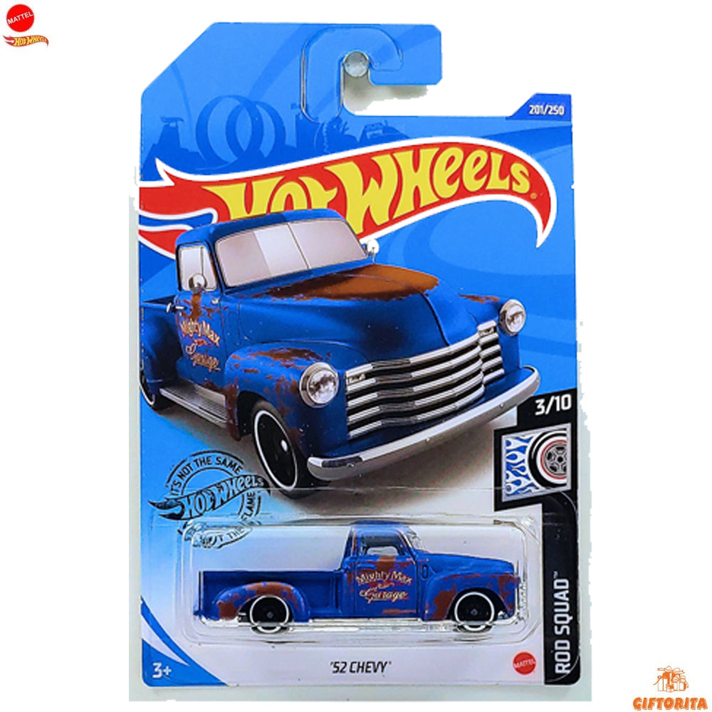 Hot Wheels Regular – 52 Chevy -3/10 & 201/250 – Blue Pickup