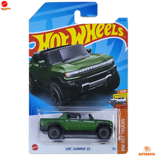 Hot Wheels Regular GMC – GMC Hummer EV – 3/10 & 116/250 – Green