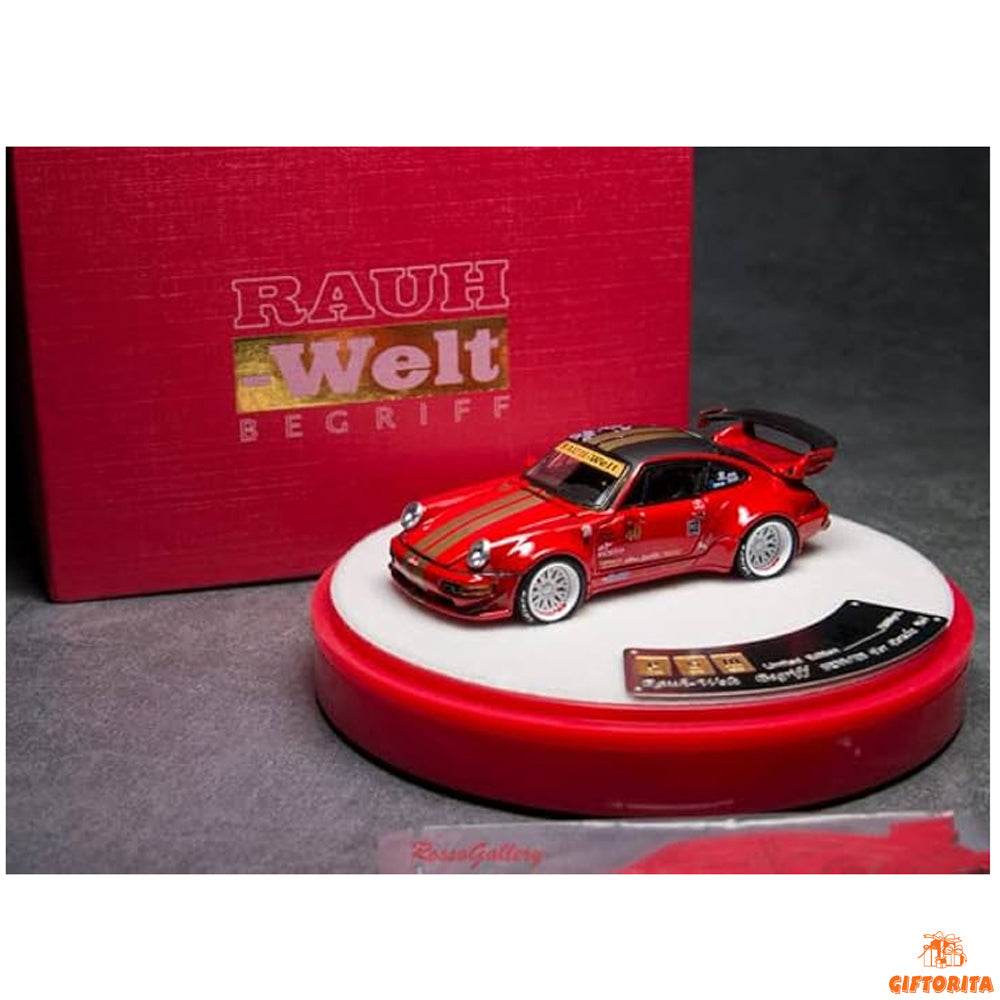 PGM 1:64 Die Cast (P00089) – PORSCHE 911 993 RWB RAUH WELT BEGRIFF 1964 RED Ltd 1500 pcs