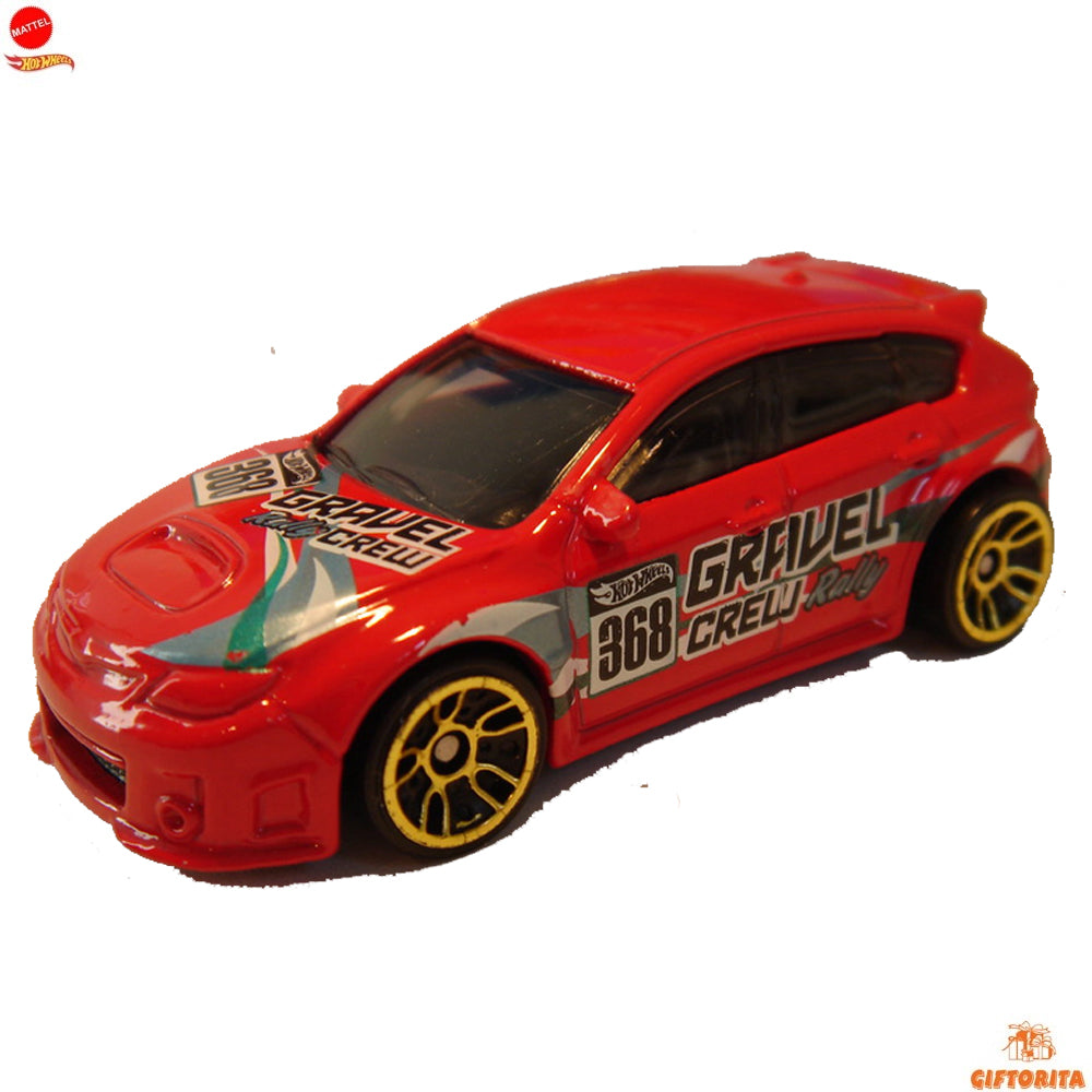 Hot Wheels Regular (LOOSE) P01211 – Subaru WRX STI – 10/10 & 30/250 – Red (CARD AVAILABLE)