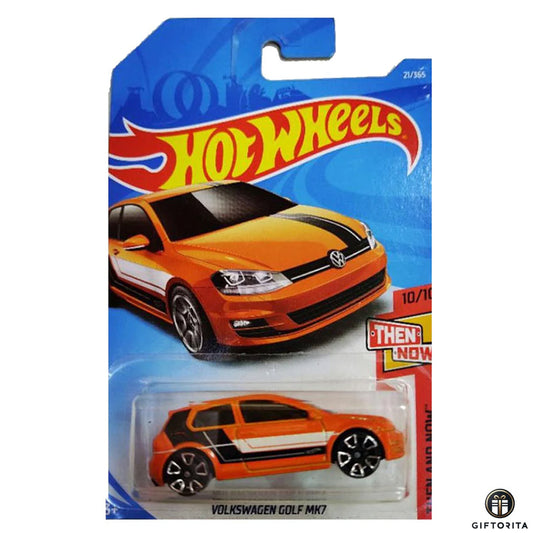 Hot Wheels Regular - Volkswagen Golf MK7 - 10/10& 21 /250 - Orange