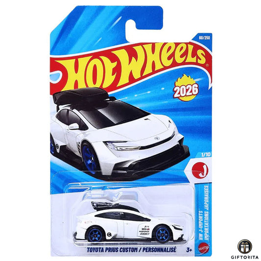 Hot Wheels Regular - Toyota Prius Custom / Personnalise - 1/10 & 60/250 - White