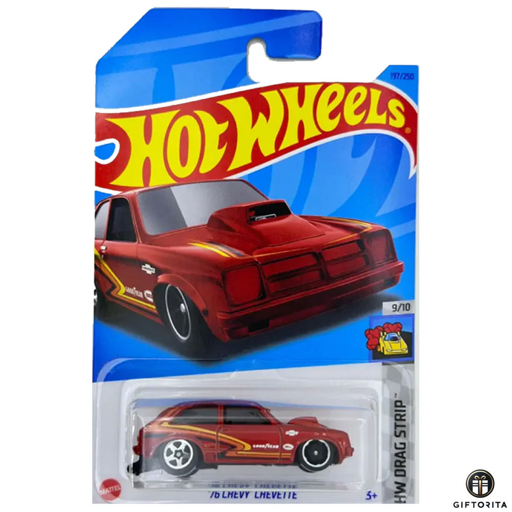 Hot Wheels Regular – 76 Chevy Chevette – 9/10 &197/250 – Red