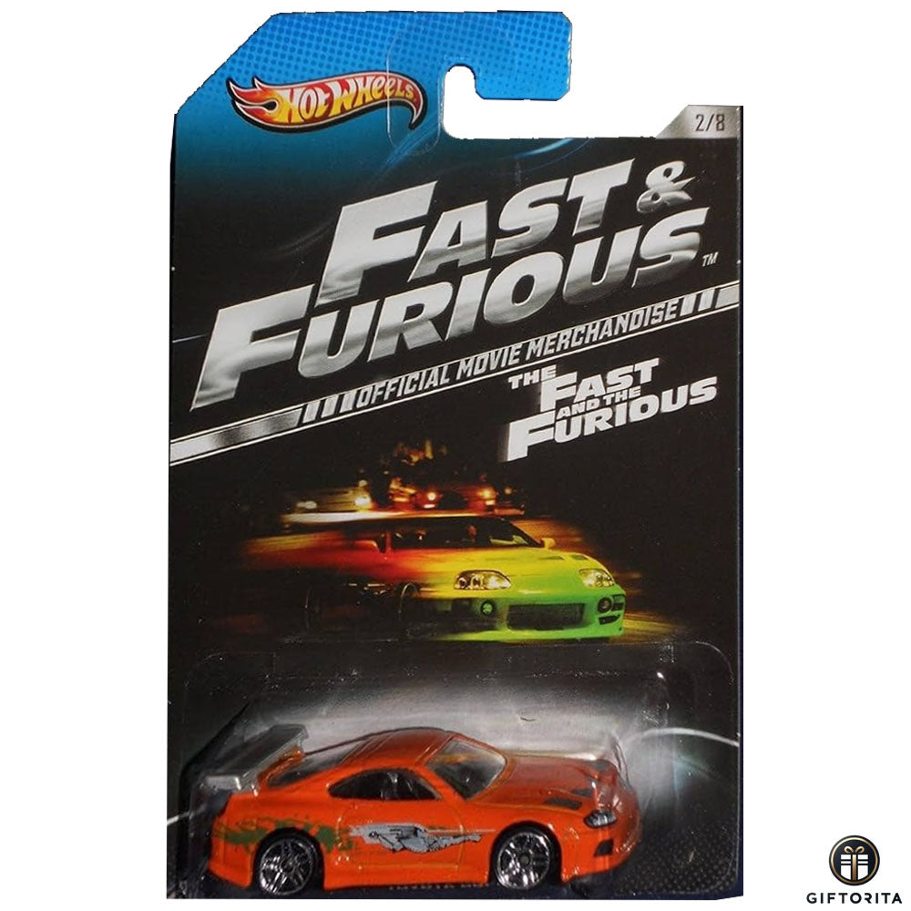Hot Wheels Regular - Toyota Supra #F&F - Official Moving Merchandise - 2/8 - Orange
