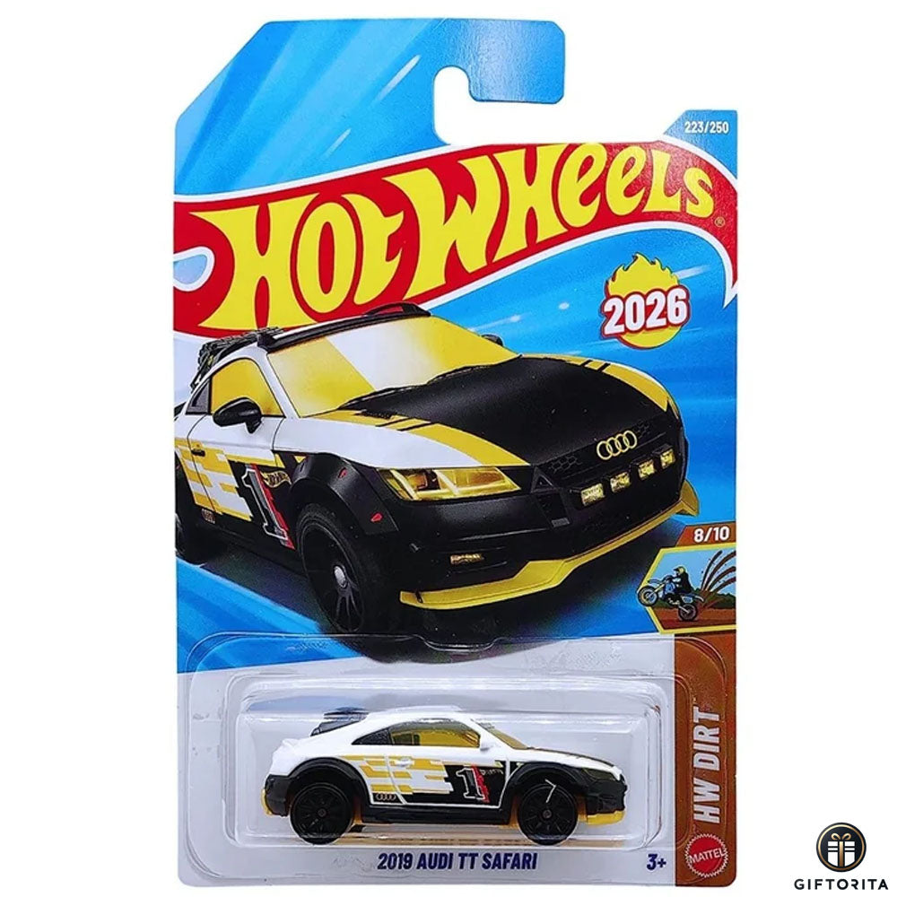 Hot Wheels Regular - 2019 Audi TT Safari - 8/10 & 223/250 - Black & White