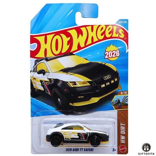 Hot Wheels Regular - 2019 Audi TT Safari - 8/10 & 223/250 - Black & White