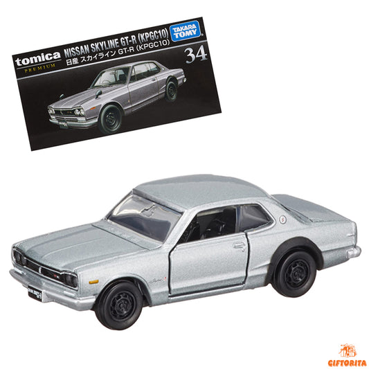 Tomica Premium 1:64 Die Cast # 34 – Nissan Skyline GT-R (KPGC10)