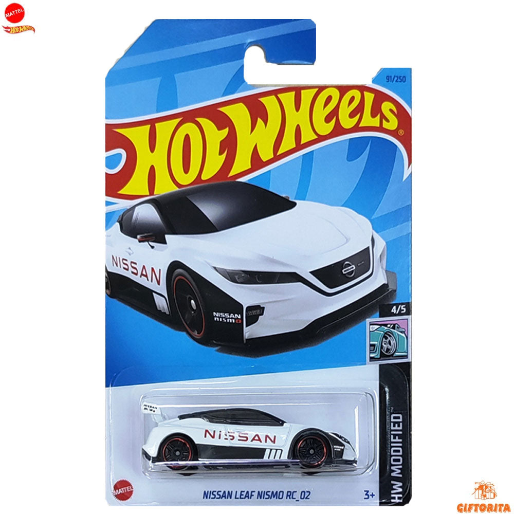 Hot Wheels Regular Nissan 1  – Nissan Leaf Nismo RC 02 -4/5 & 91/250 – White