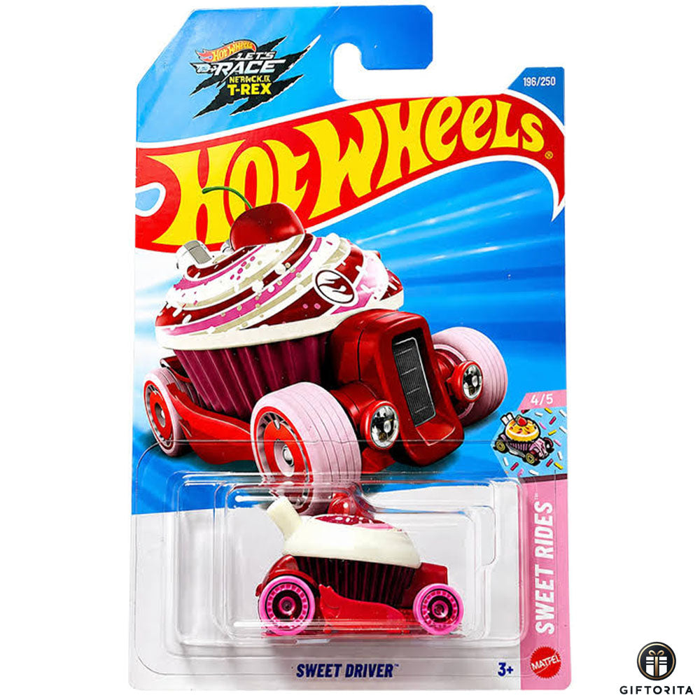 Hot Wheels Regular - Sweet Driver (Treasure Hunts) - 4/5 & 196/250 - Red