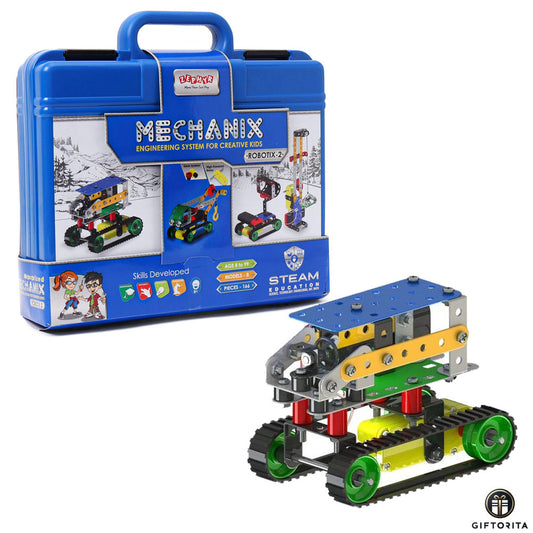 Blocks,Lego and Puzzle (P01701) - ZEPHYR Metal Mechanix Robotix-2 (Motorised)