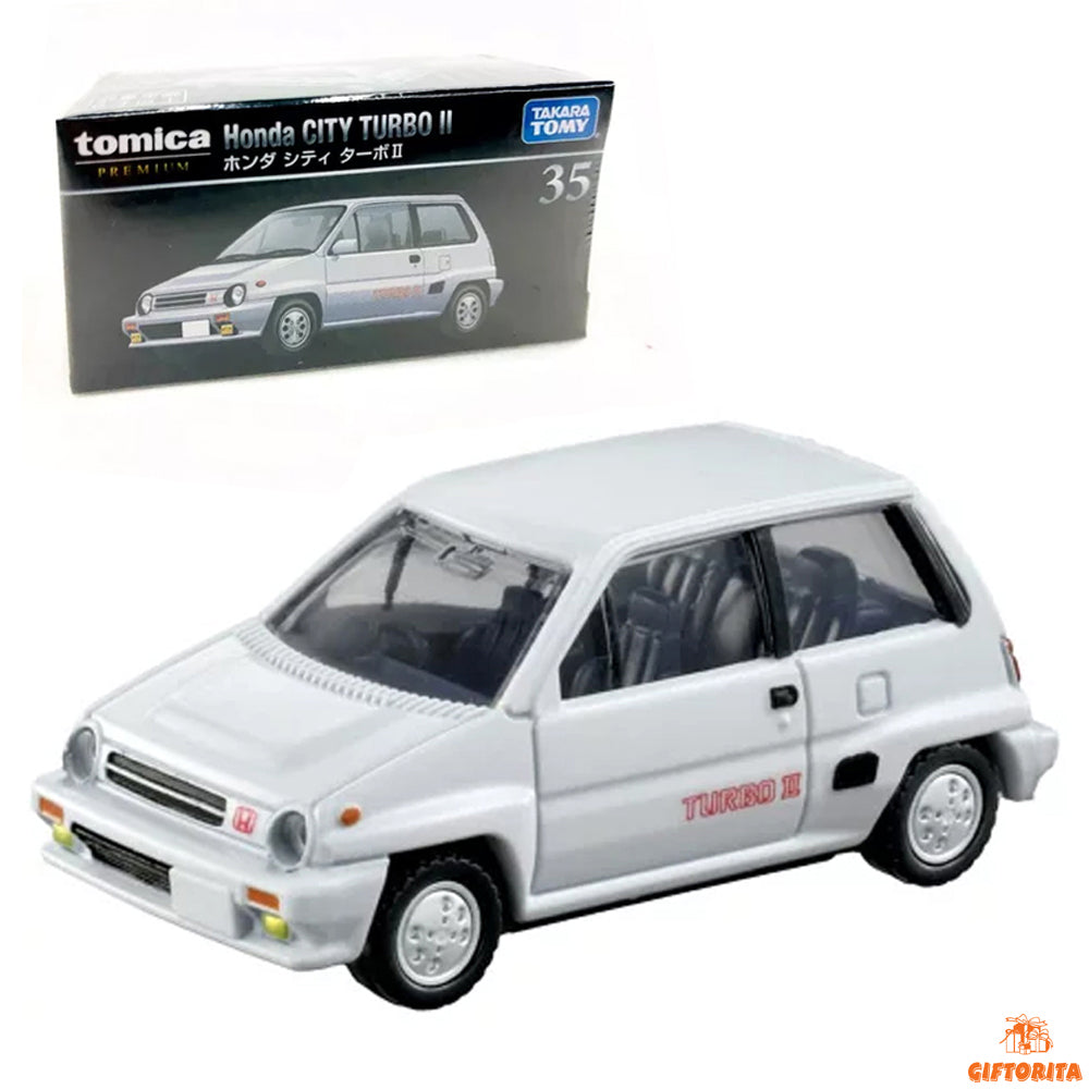 Tomica Premium 1:64 Die Cast # 35 – Honda City Turbo II