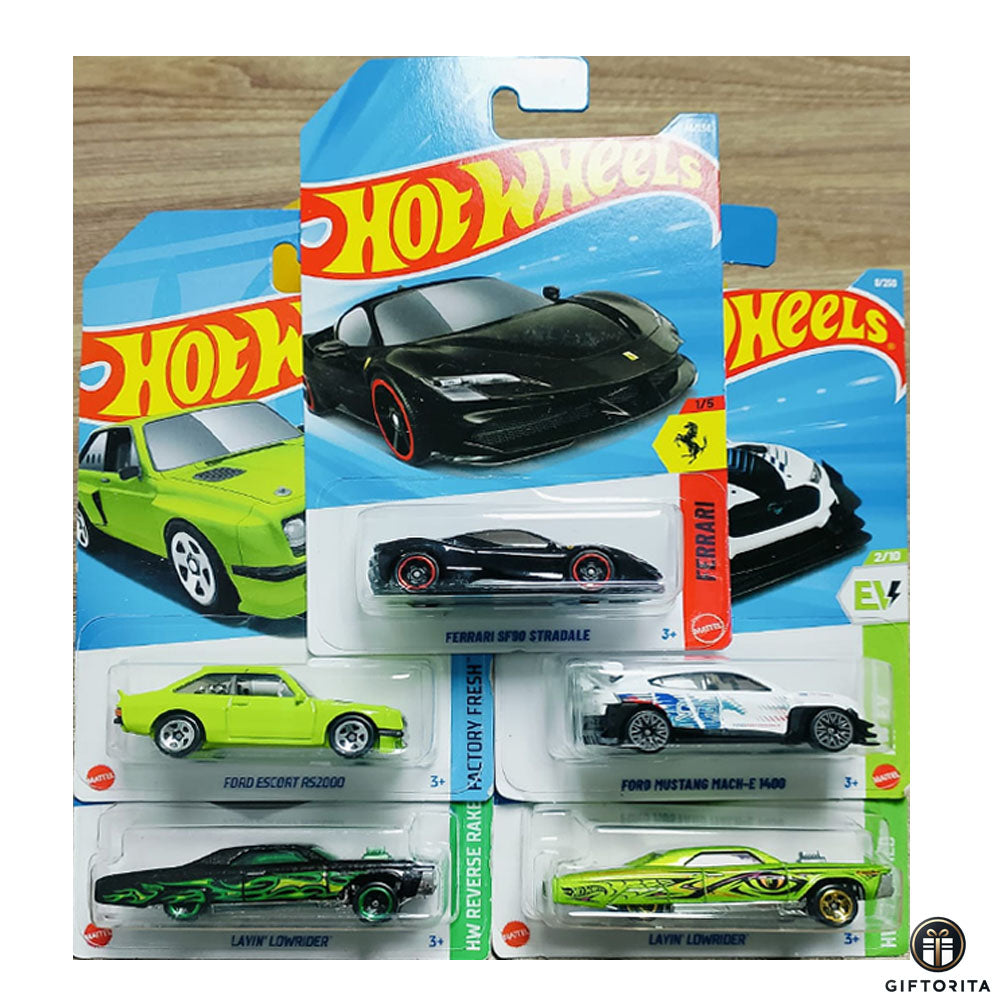 Hot Wheels Regular Set OF 5 Cars # 22