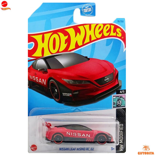 Hot Wheels Regular Nissan 1 – Nissan Leaf Nismo RS 02 – 4/5 & 91/250 – Red