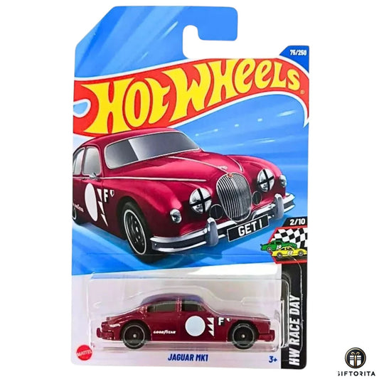 Hot Wheels Regular - Jaguar MK1 -2/10 & 75/250 - Maroon