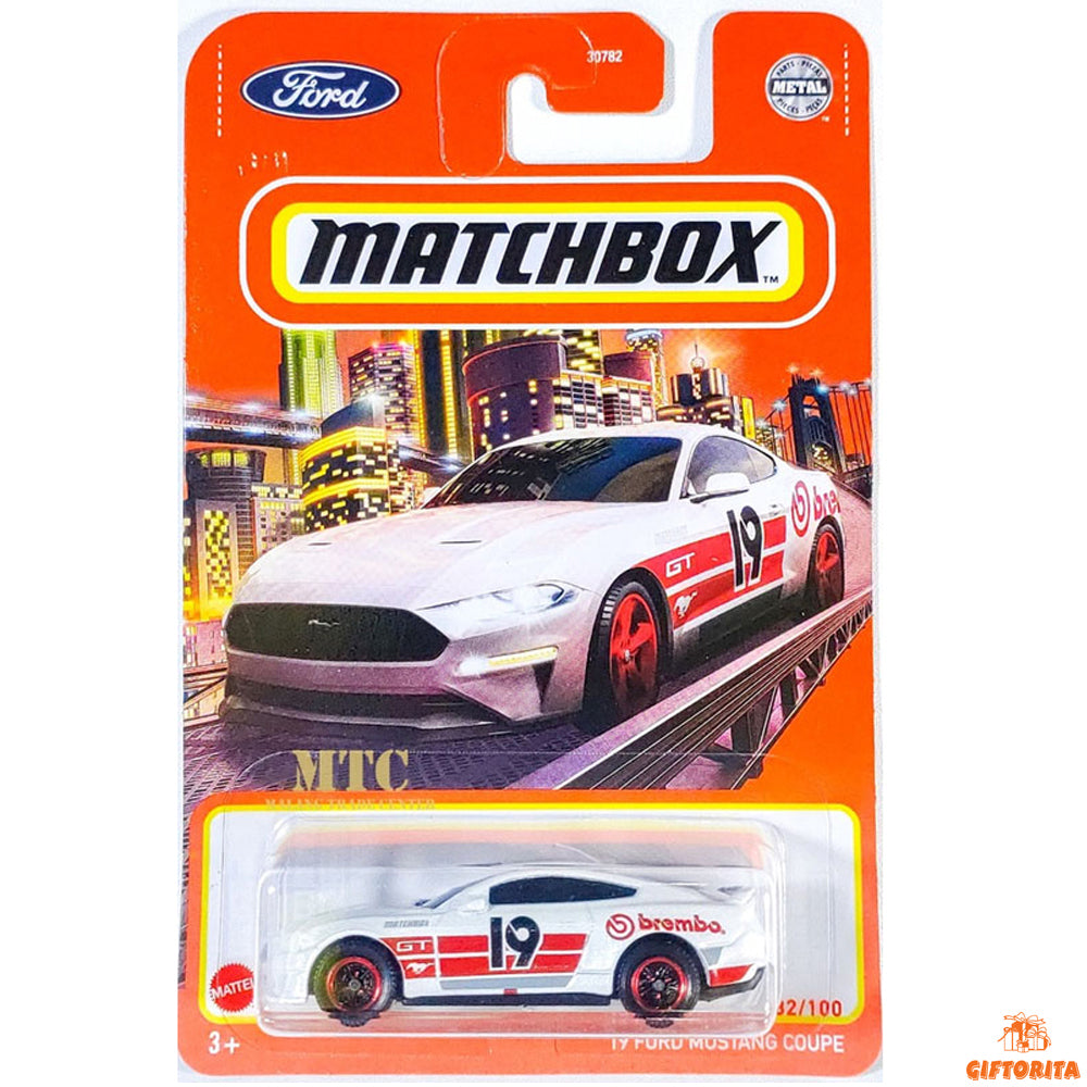 Matchbox Regular Card P00015 – 19 FORD MUSTANG COUPE – 82/100