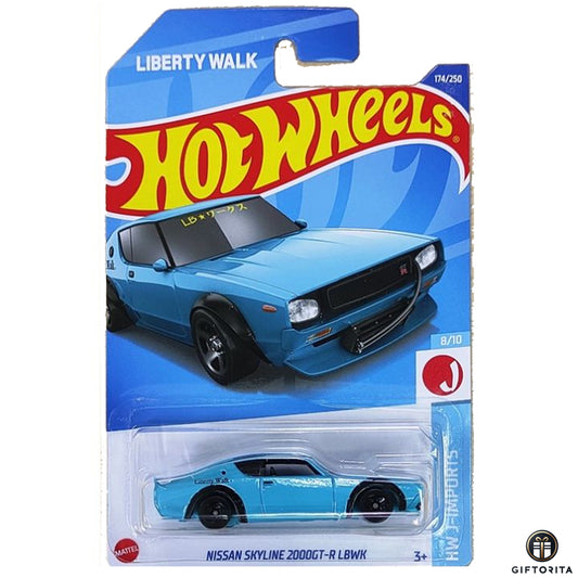 Hot Wheels Regular - Nissan Skyline 2000GT - R LBWK - 8/10 & 174/250 - Skyblue
