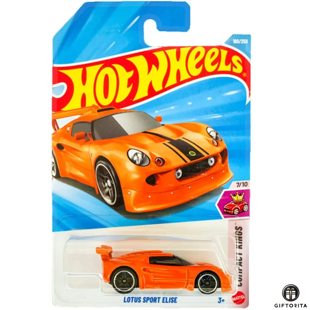 Hot wheels regular- Lotus sport elise- 7/10&160/250-Orange