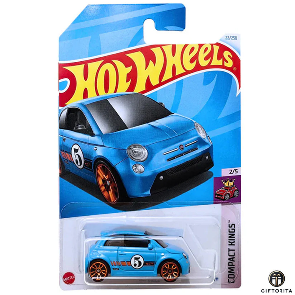 Hot Wheels Regular Fiat – Fiat 500e – 2/5 & 22/250  – Blue