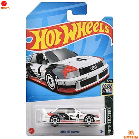 Hot wheels Regular – Audi 90 Quattro – 6/10 & 77/250 – White Multi