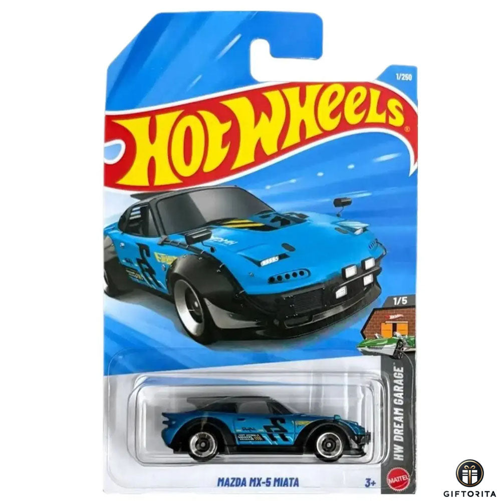 Hot Wheels Regular - Mazda MX-5 Miata - 1/5 & 1/250 - Blue