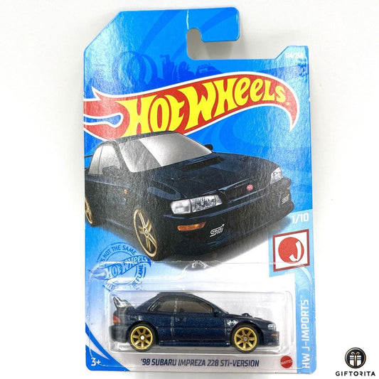 Hot Wheels Regular - 98 Subaru Impreza 22B Sti-Version - 1/10 & 124/250 - Blue