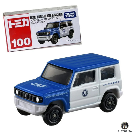 Die Cast 1:57 – TOMICA Regular 100 – Suzuki Jimny JAF Road Sevice Car