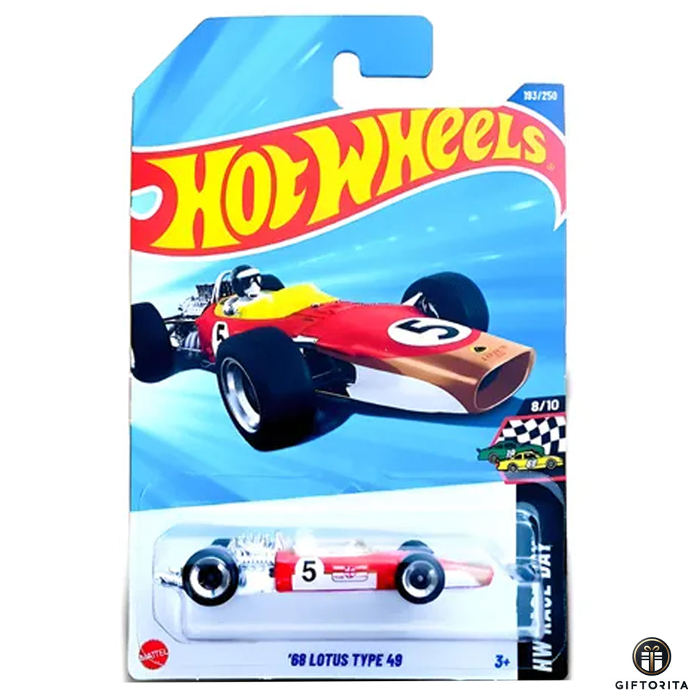 Hot Wheels Regular - 68 Lotus Type 49 - 8/10 & 193/250 - Red