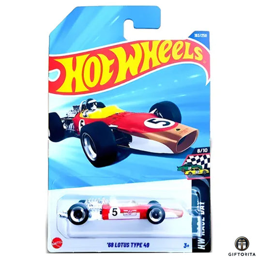 Hot Wheels Regular - 68 Lotus Type 49 - 8/10 & 193/250 - Red
