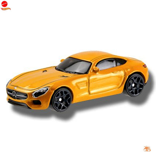 Hot Wheels Regular (LOOSE) P01211 – Mercedes AMG GT – Yellow (CARD NOT AVAILABLE)