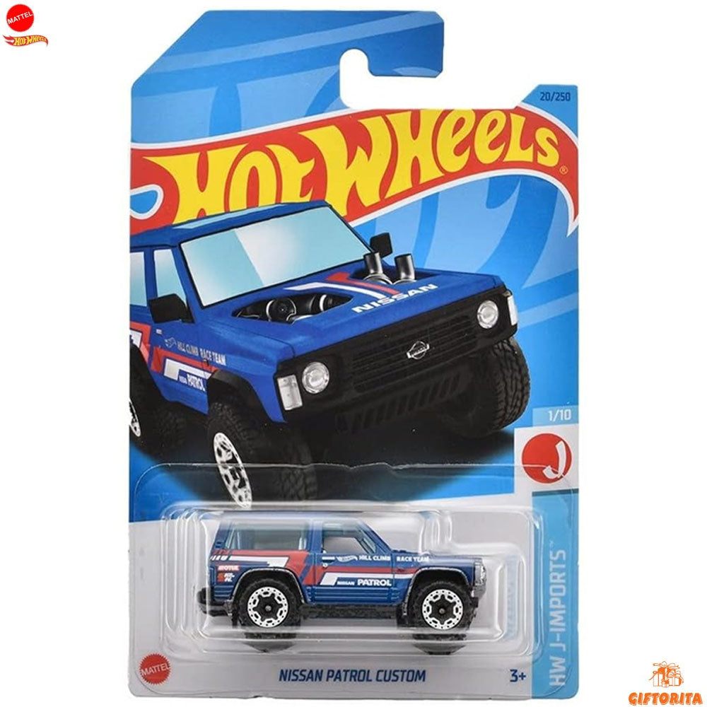 Hot Wheels Regular Nissan 2 – Nissan Patrol Custom – 1/10 & 20/250 – Blue