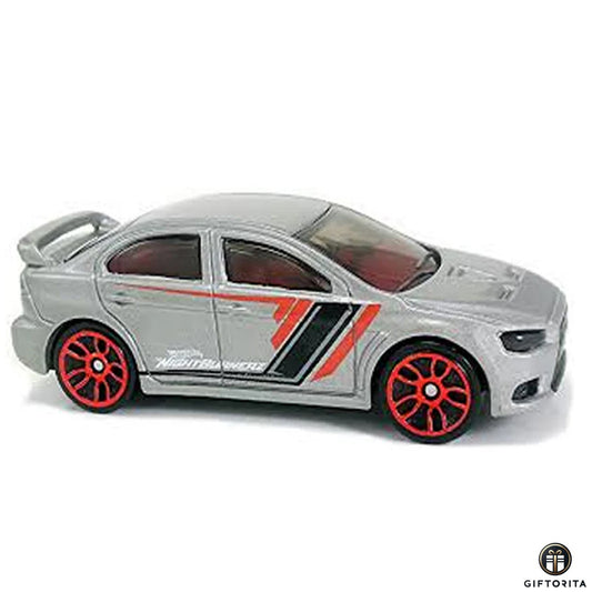 Hot Wheels Regular (LOOSE) P01211 – 2008 Lancer Evolution – Silver (CARD NOT AVAILABLE)