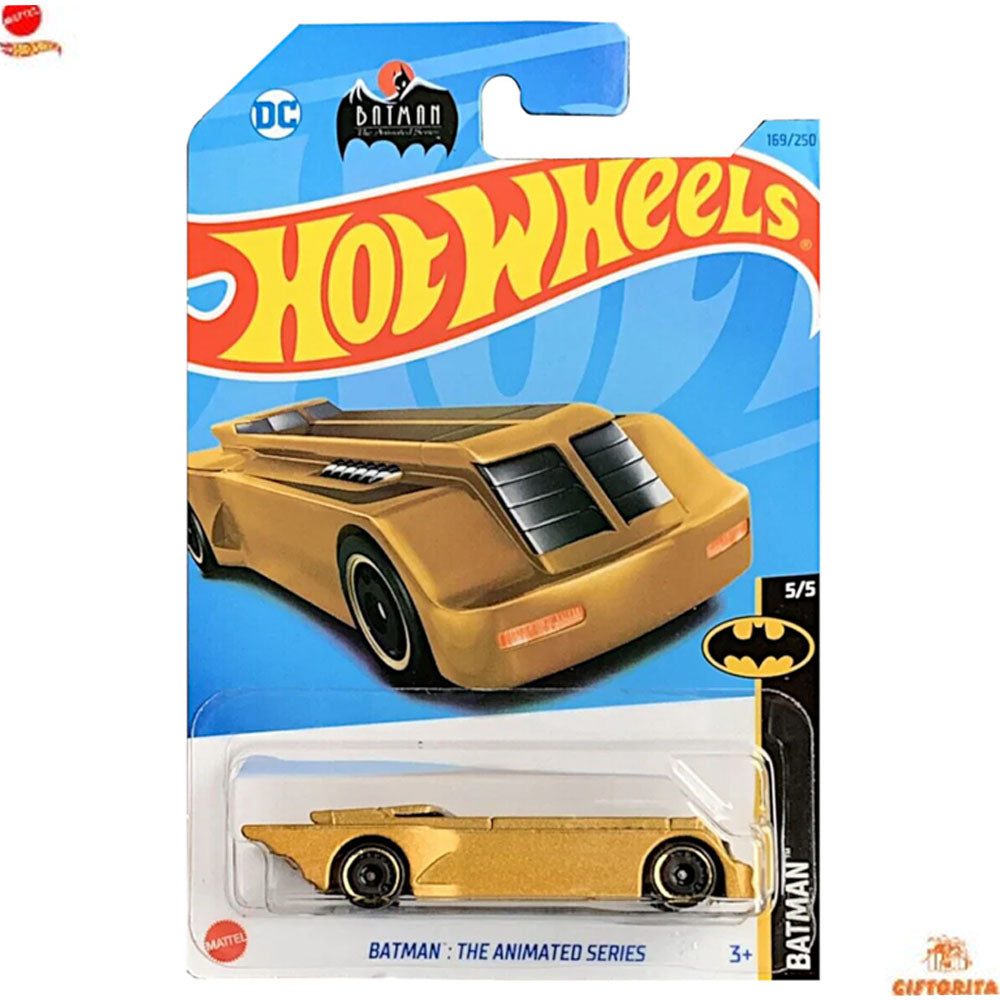 Hot Wheels Regular Batmobile 1 - Batman : The Animated Series – 5/5 & 169/250 – Golden