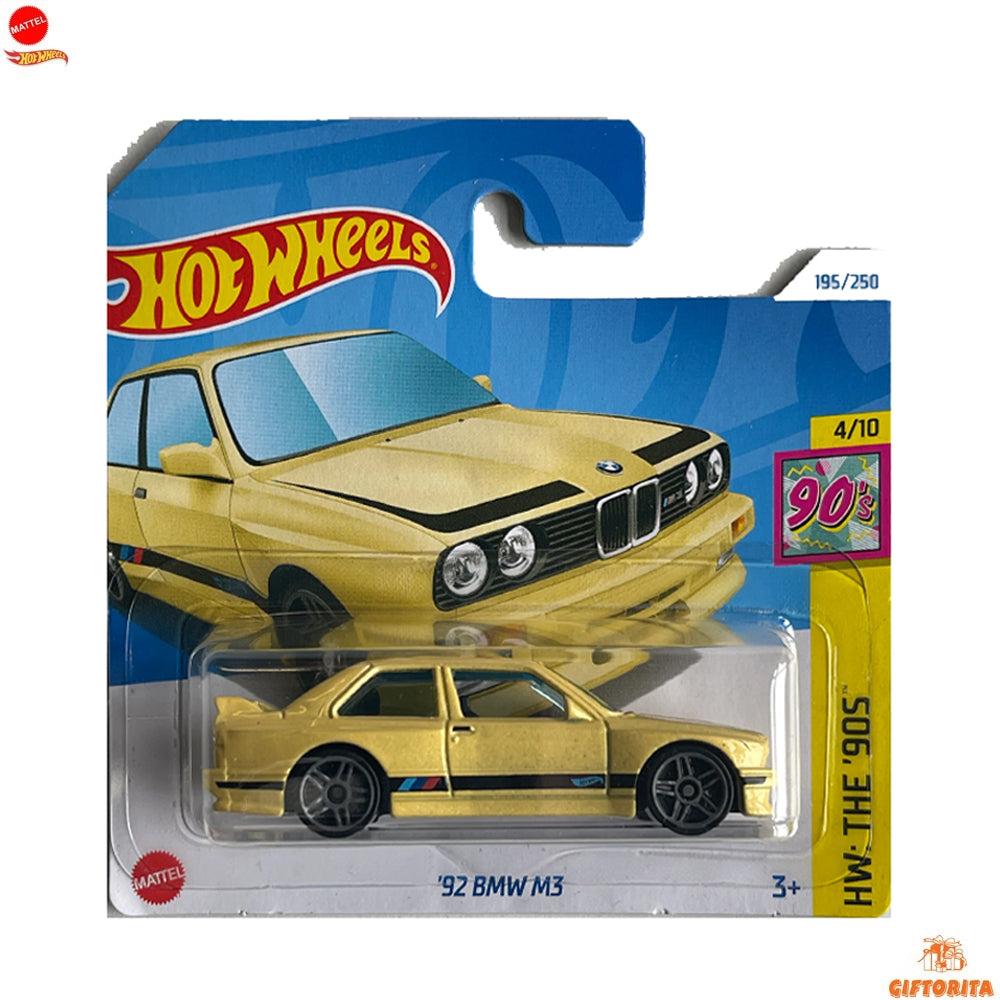 Hot Wheels Regular Short Card – 92 BMW M3 – 4/10 & 195/250