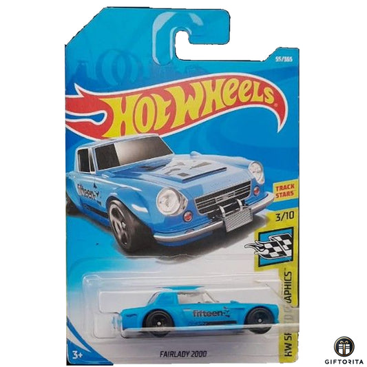 Hot Wheels Regular Nissan - Fairlady 2000 - 3/10 & 55/365 - Skyblue