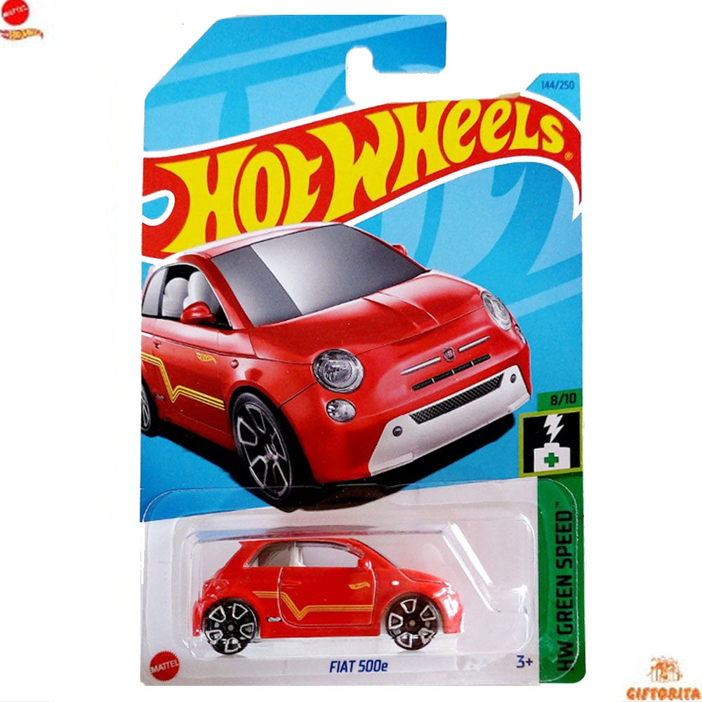 Hot Wheels Regular Fiat- Fiat 500e – 8/10 & 144/250 – Red