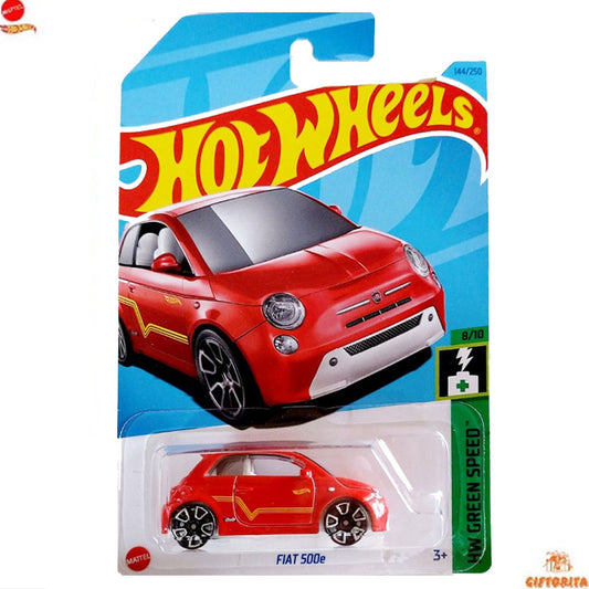 Hot Wheels Regular Fiat- Fiat 500e – 8/10 & 144/250 – Red