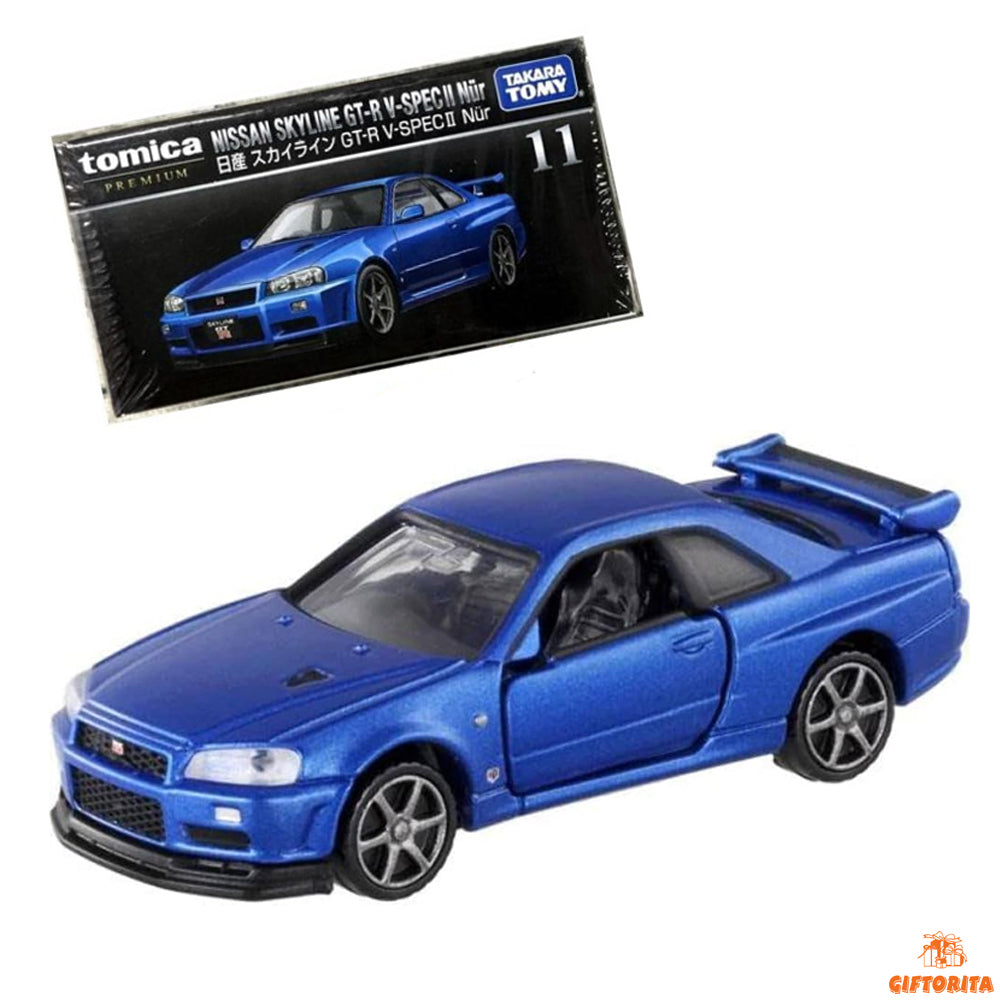 Tomica Premium 1:64 Die Cast #11 – Nissan Skyline GT-R V-Spec II Nur