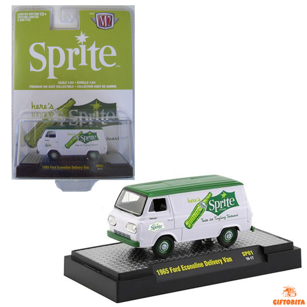 M2 Machines 1:64 Die Cast (P00074) – 1965 Ford Econoline Delivery Van – Green