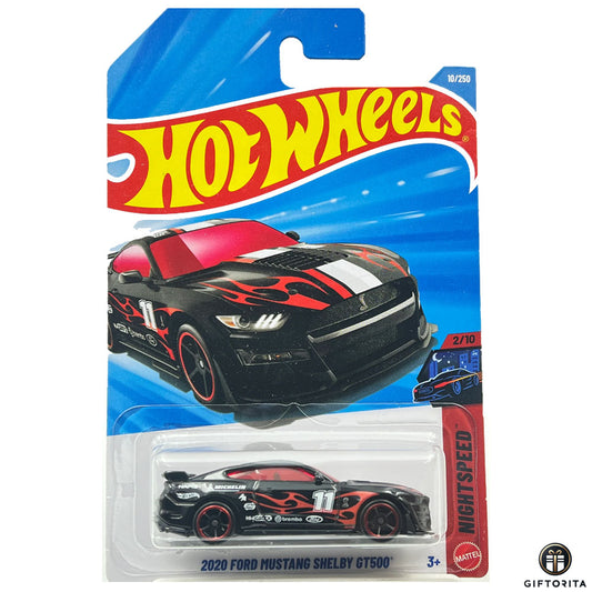 Hot Wheels Regular - 2020 Ford Mustang Shelby GT500 - 2/10 & 10/250 - Black